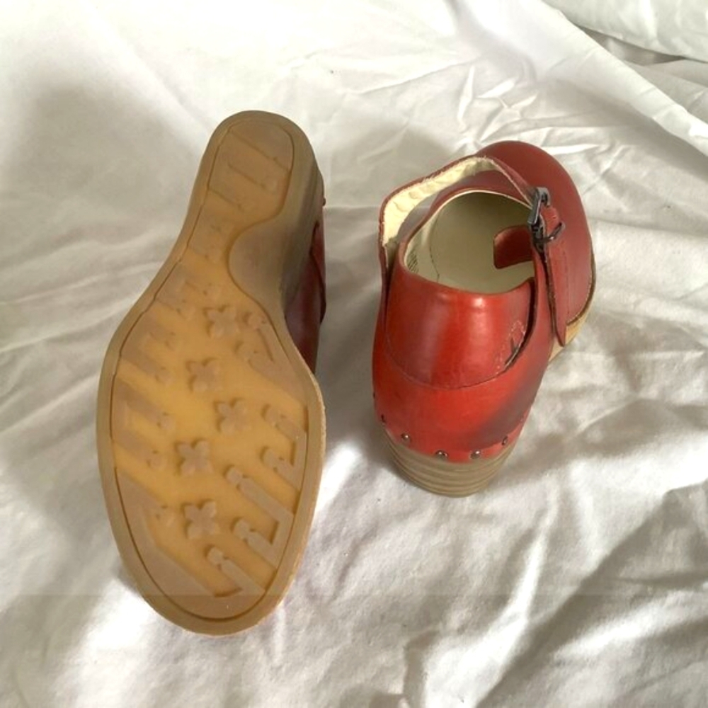 Dr Martens DOLORES Rare Women's High Heeled Mary Janes | Size 8  Deep Red - Picture 4 of 6
